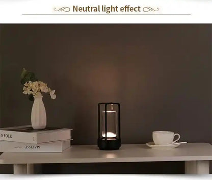 Zynella Lantern: Premium Crystal & Aluminum Alloy Cordless Lamp