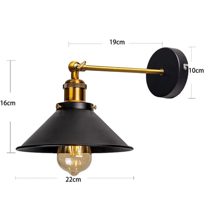 Hunter Industrial Wall Lamp