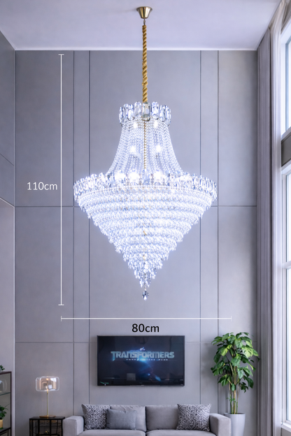 Mirova Modern Crystal Chandelier