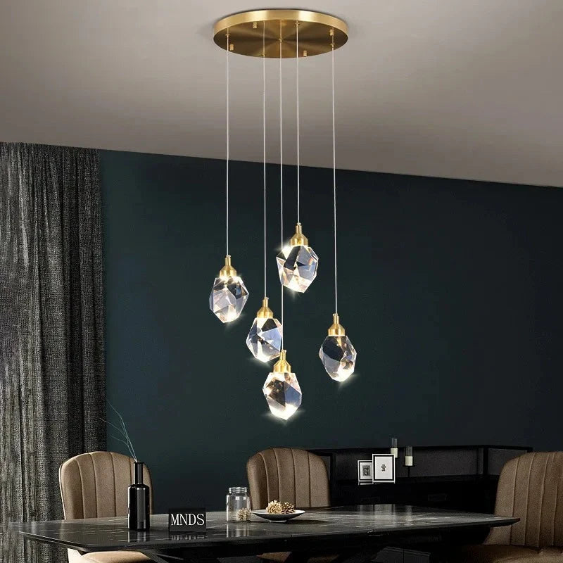 Elodie Spiral Crystal Chandelier