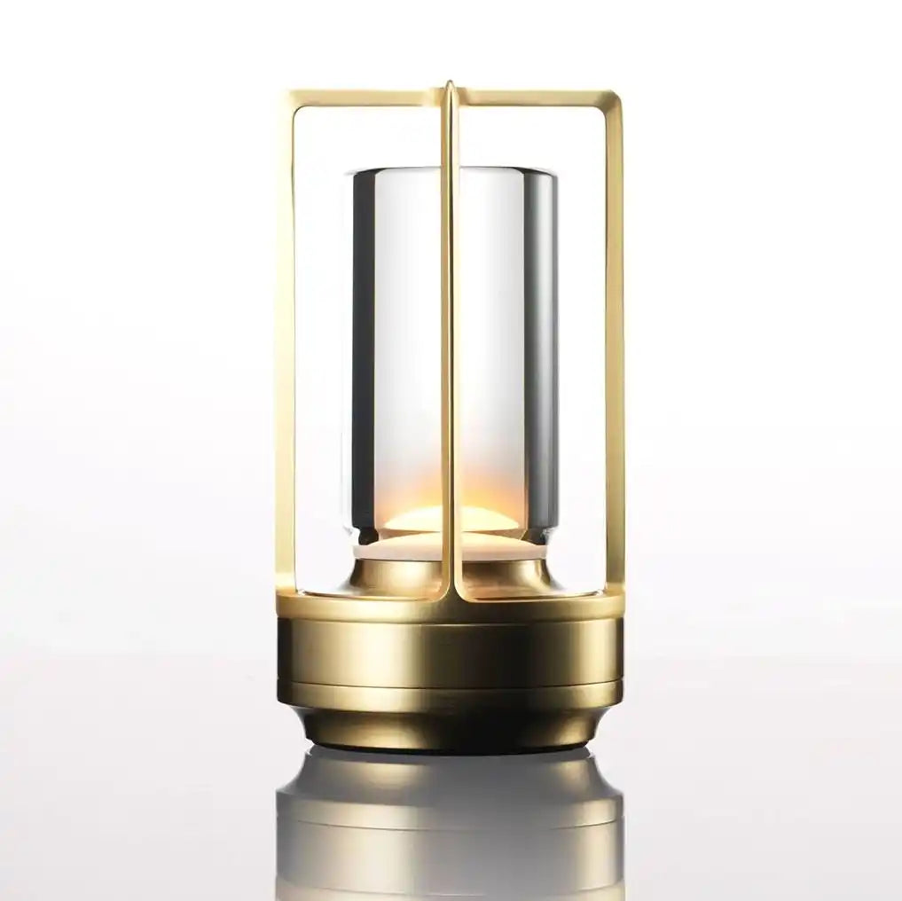 Zynella Lantern: Premium Crystal & Aluminum Alloy Cordless Lamp