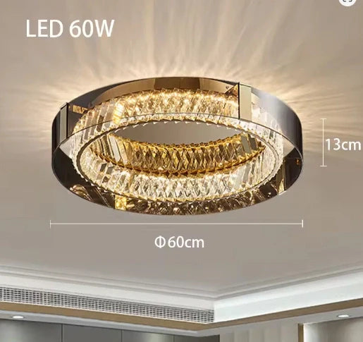 Harlow Crystal Modern Ceiling Light