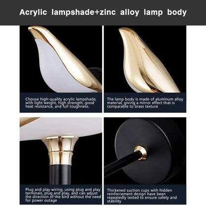 Golden hummingbird Accent Lighting