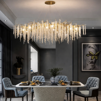Zynella Tree Branch Crystal Chandelier