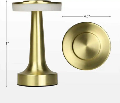 Zynella Aura Scholar: Modern Industrial Cordless Table Lamp