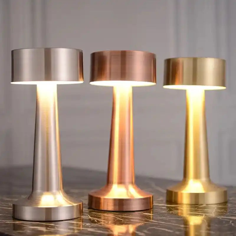 Zynella Aura Scholar: Modern Industrial Cordless Table Lamp