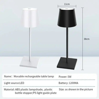 Zynella Nordik: Tall Scandinavian Waterproof Cordless LED Lamp
