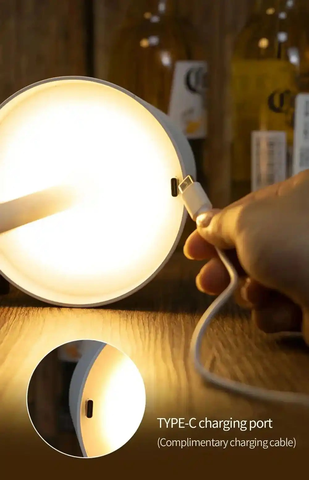 Zynella Nordik: Tall Scandinavian Waterproof Cordless LED Lamp