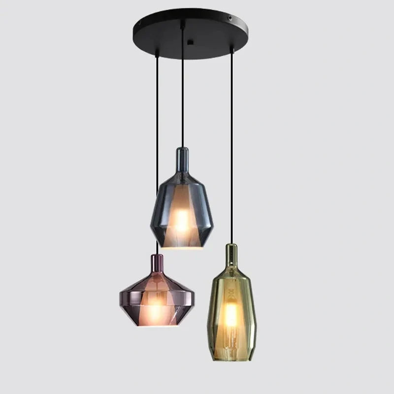 Debby Stained Glass Modern Pendants