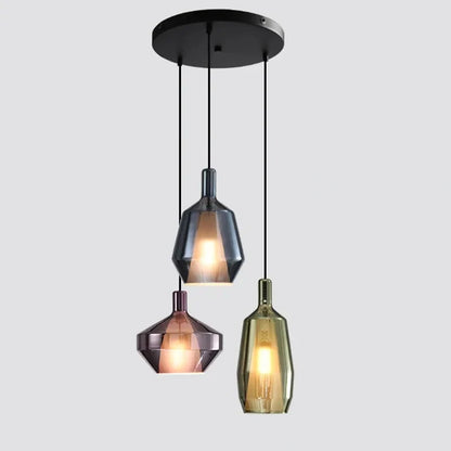 Debby Stained Glass Modern Pendants