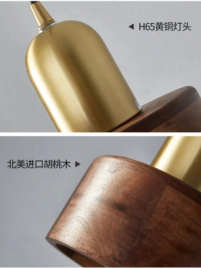 Oakflare Wooden Wall Lamp