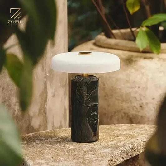 Aurora Elegant Marble Accent Lamp