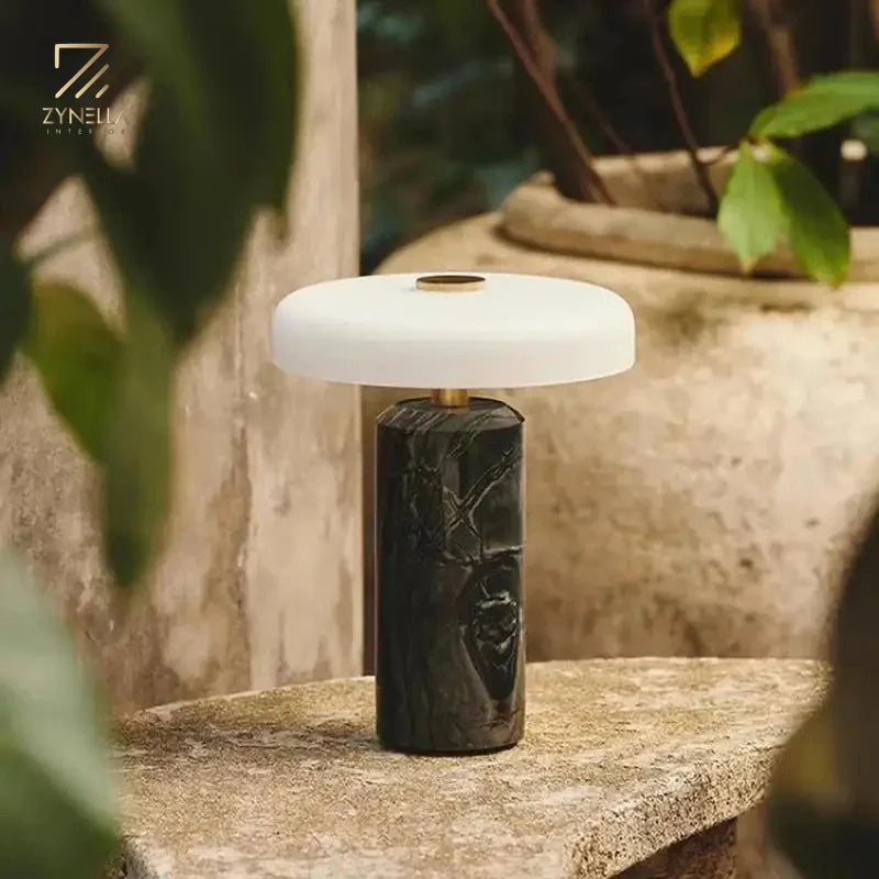Aurora Elegant Marble Accent Lamp