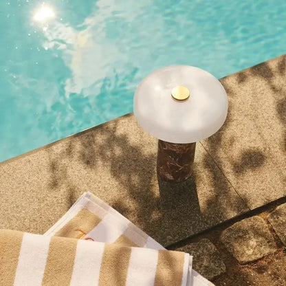 Aurora Elegant Marble Accent Lamp