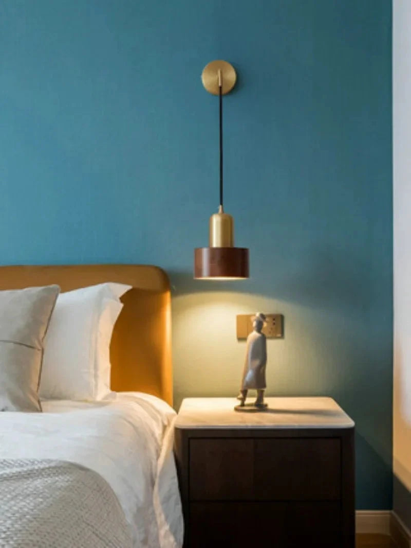 Oakflare Wooden Wall Lamp