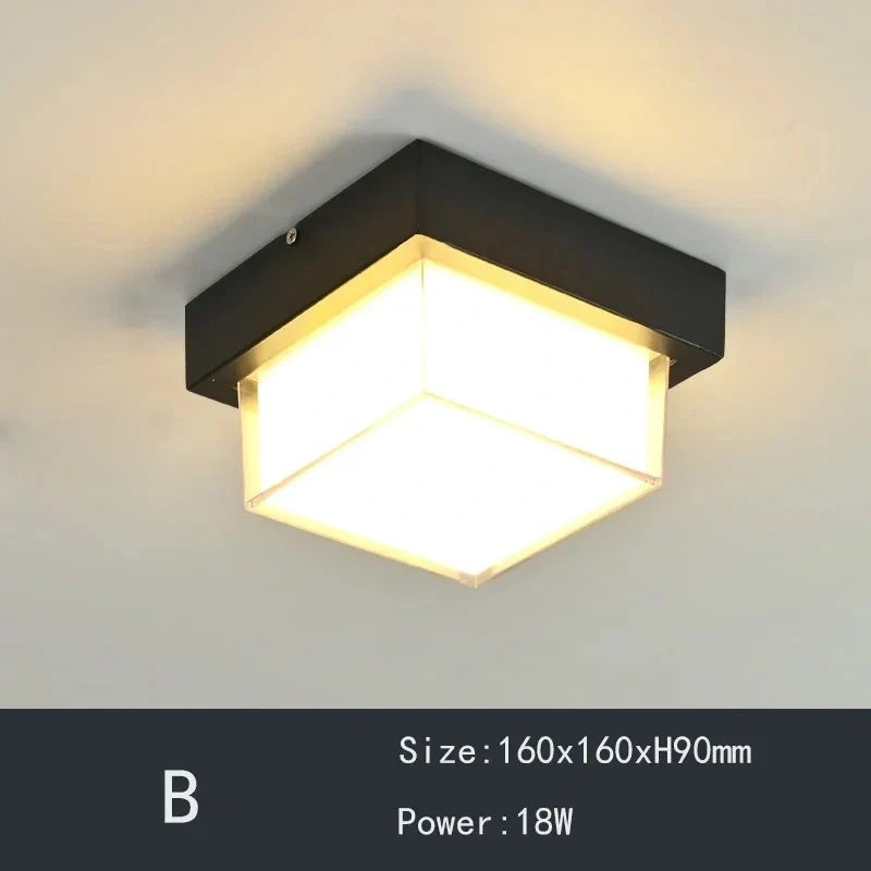 Geometric retro ceiling lights Luxury for corridor
