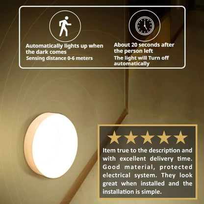Zynella Sentinel: Wireless Motion-Sensing Magnetic Night Light