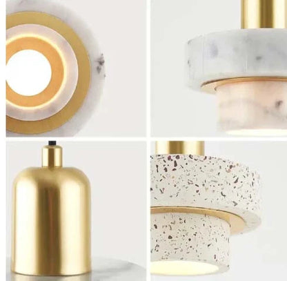 Cromwell Natural Marble Pendant