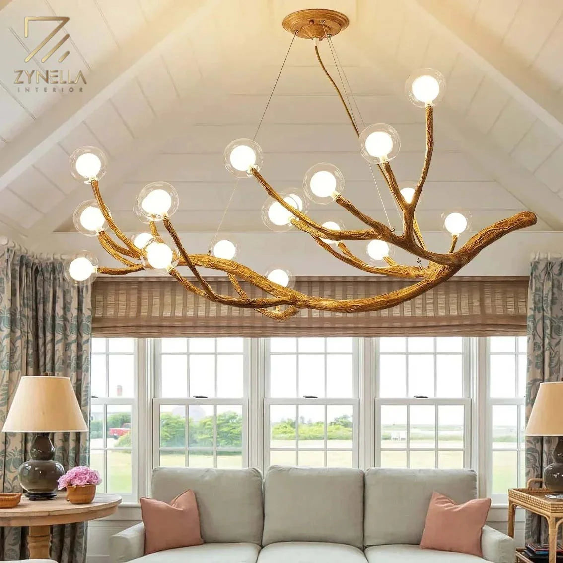 Creative Tree Twig Luxury Pendant