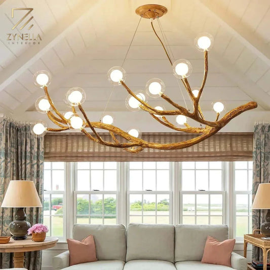 Creative Tree Twig Luxury Pendant
