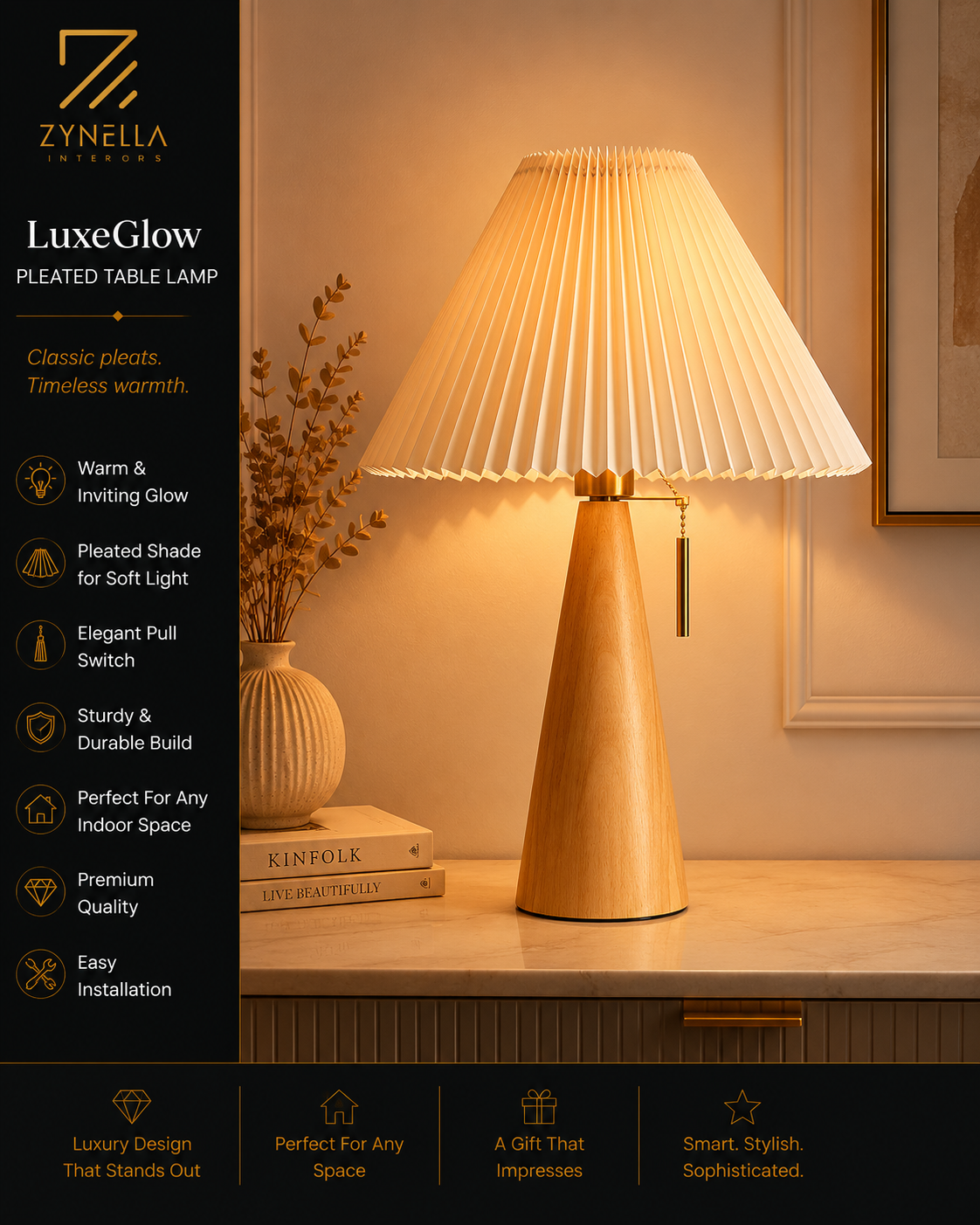 Amazon Retro Wooden Lamp