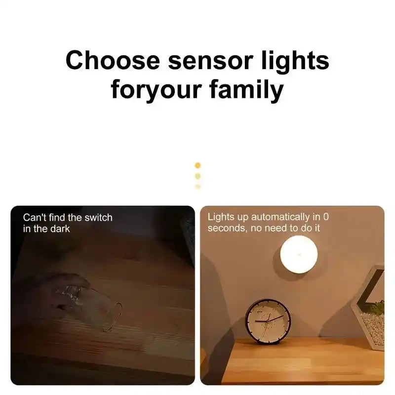 Zynella Sentinel: Wireless Motion-Sensing Magnetic Night Light