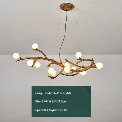 Creative Tree Twig Luxury Pendant