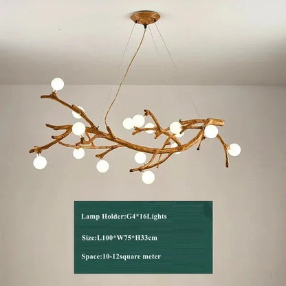 Creative Tree Twig Luxury Pendant