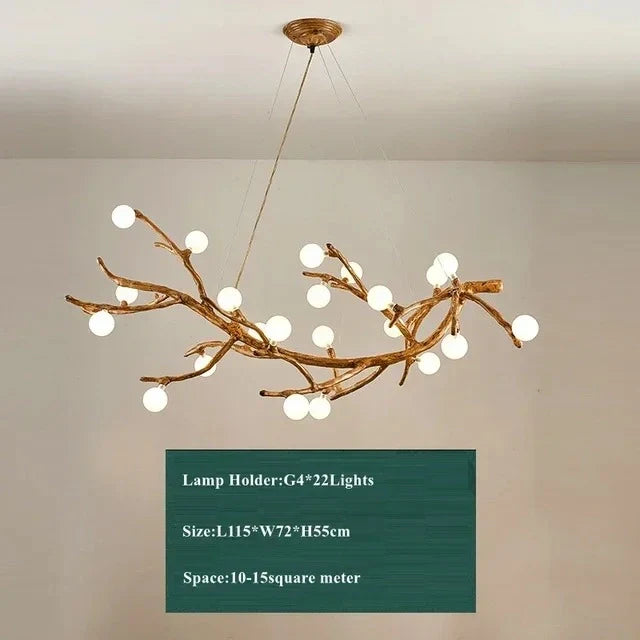 Creative Tree Twig Luxury Pendant