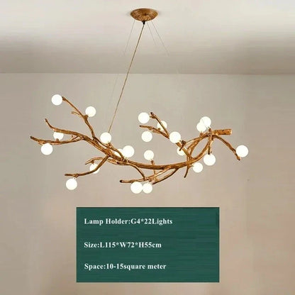 Creative Tree Twig Luxury Pendant