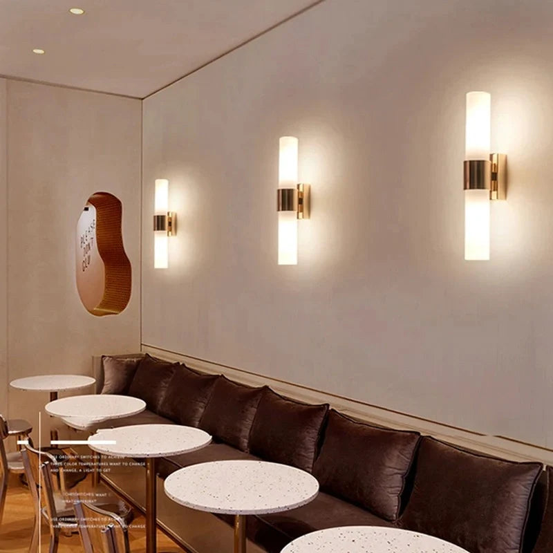 Fozia Modern Pole Wall Lamp
