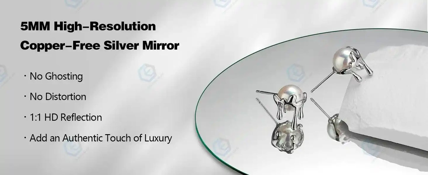 Zynella Aura Curve: Art Deco Irregular LED Full-Body Mirror