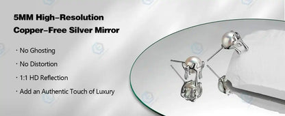 Zynella Aura Curve: Art Deco Irregular LED Full-Body Mirror