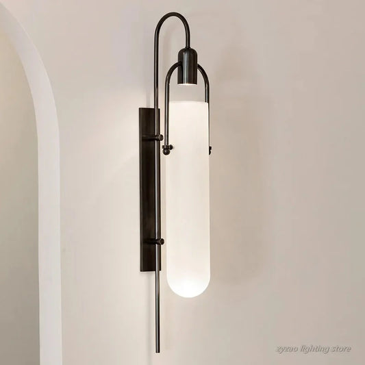 Ethereal Moon Marble Wall Lamp