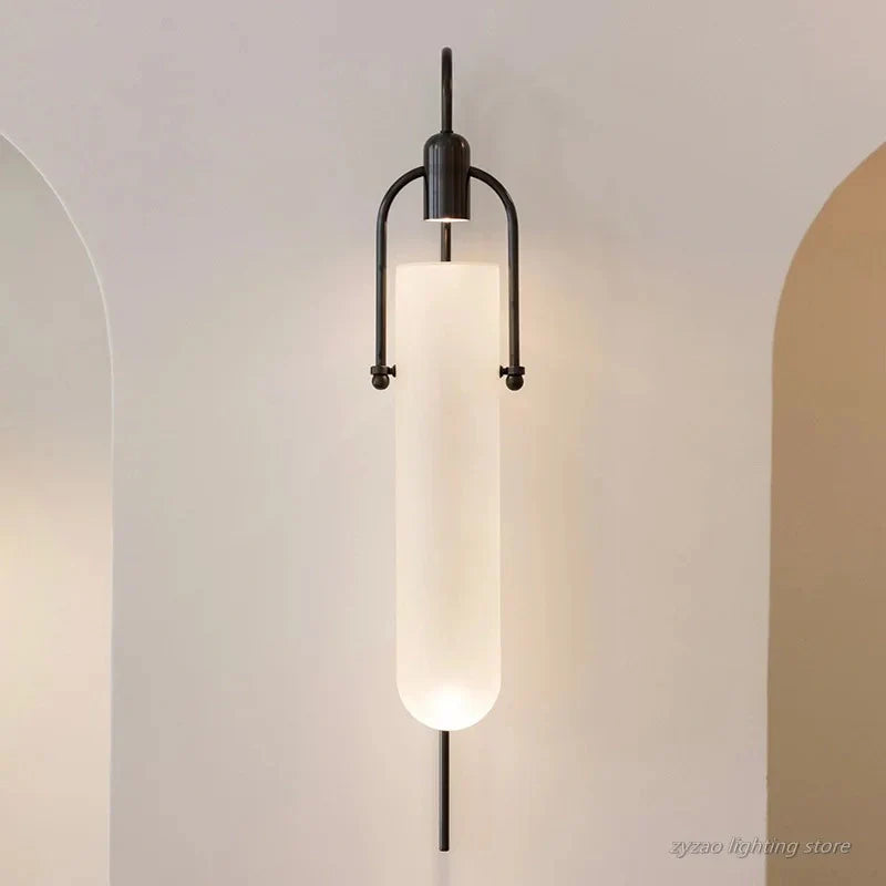 Ethereal Moon Marble Wall Lamp