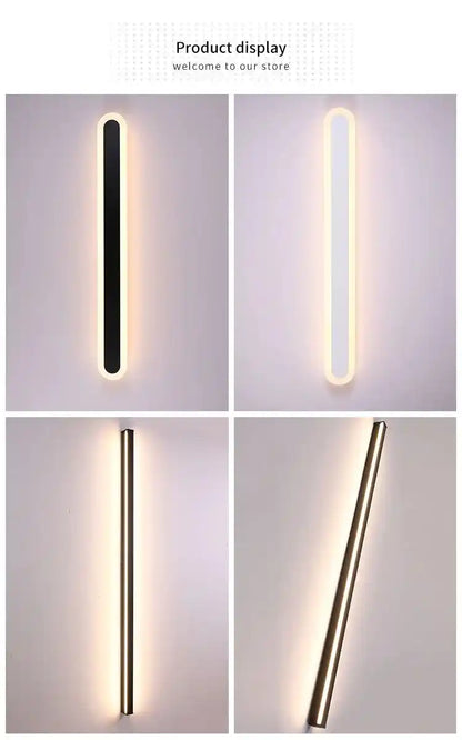 Zynella Linear Scepter: Slim Architectural LED Wall Sconce