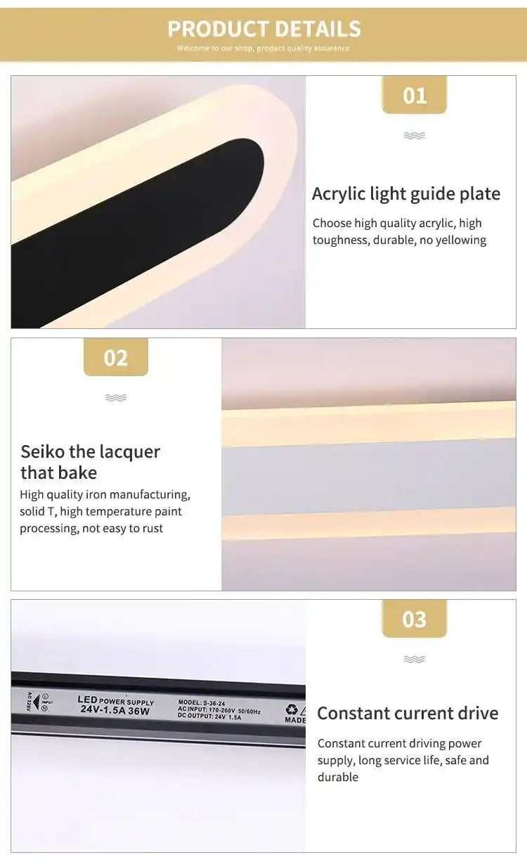 Zynella Linear Scepter: Slim Architectural LED Wall Sconce