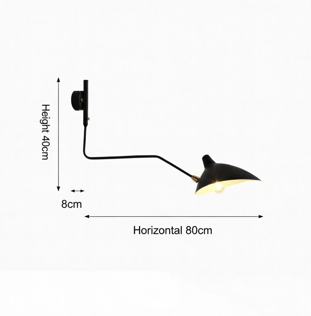 Dual Arc Modern Modern Wall Lamp