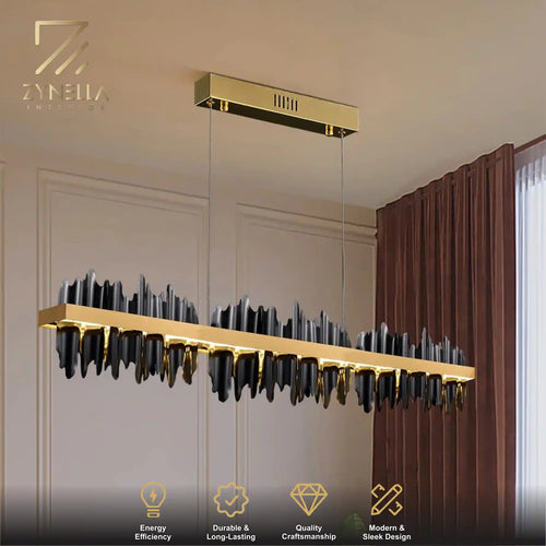 Zynella Iceberg: Linear LED Architectural Chandelier