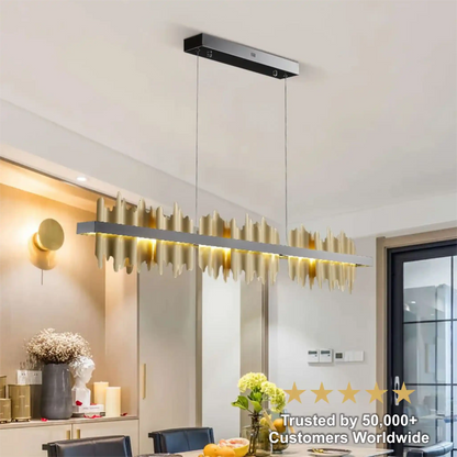 Zynella Iceberg: Linear LED Architectural Chandelier