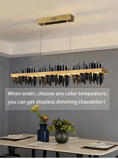 Zynella Iceberg: Linear LED Architectural Chandelier