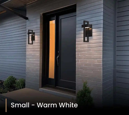 Zynella Titan: Modern Stainless Steel Outdoor Sconce (IP65 Waterproof)