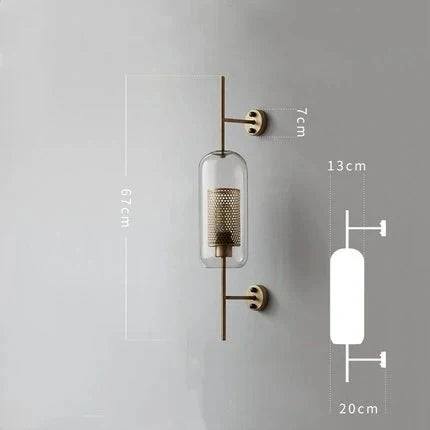 Elouise Modern Glass Lamp