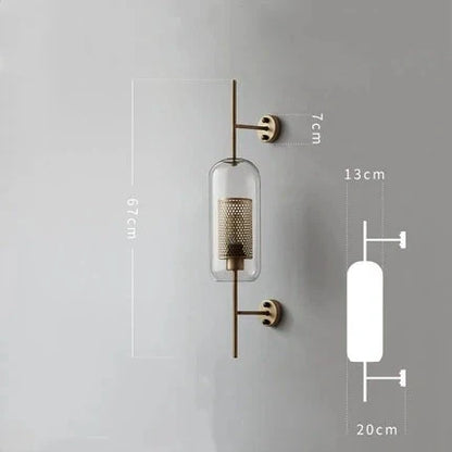 Elouise Modern Glass Lamp