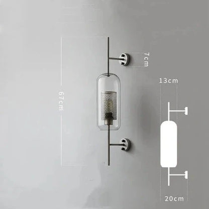 Elouise Modern Glass Lamp
