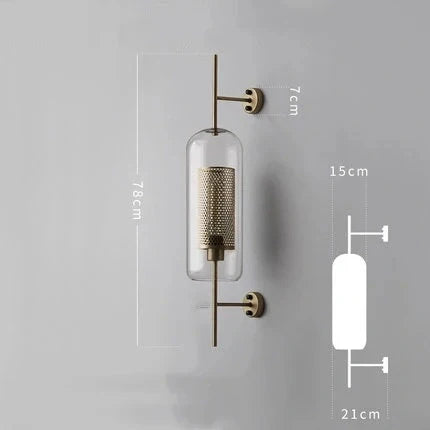 Elouise Modern Glass Lamp