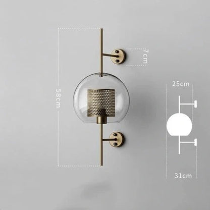 Elouise Modern Glass Lamp