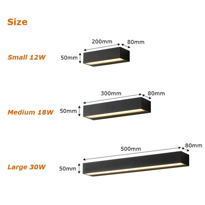 Ellie Waterproof Modern Wall Lamp