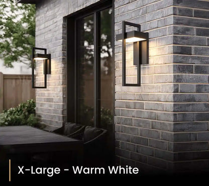 Zynella Titan: Modern Stainless Steel Outdoor Sconce (IP65 Waterproof)