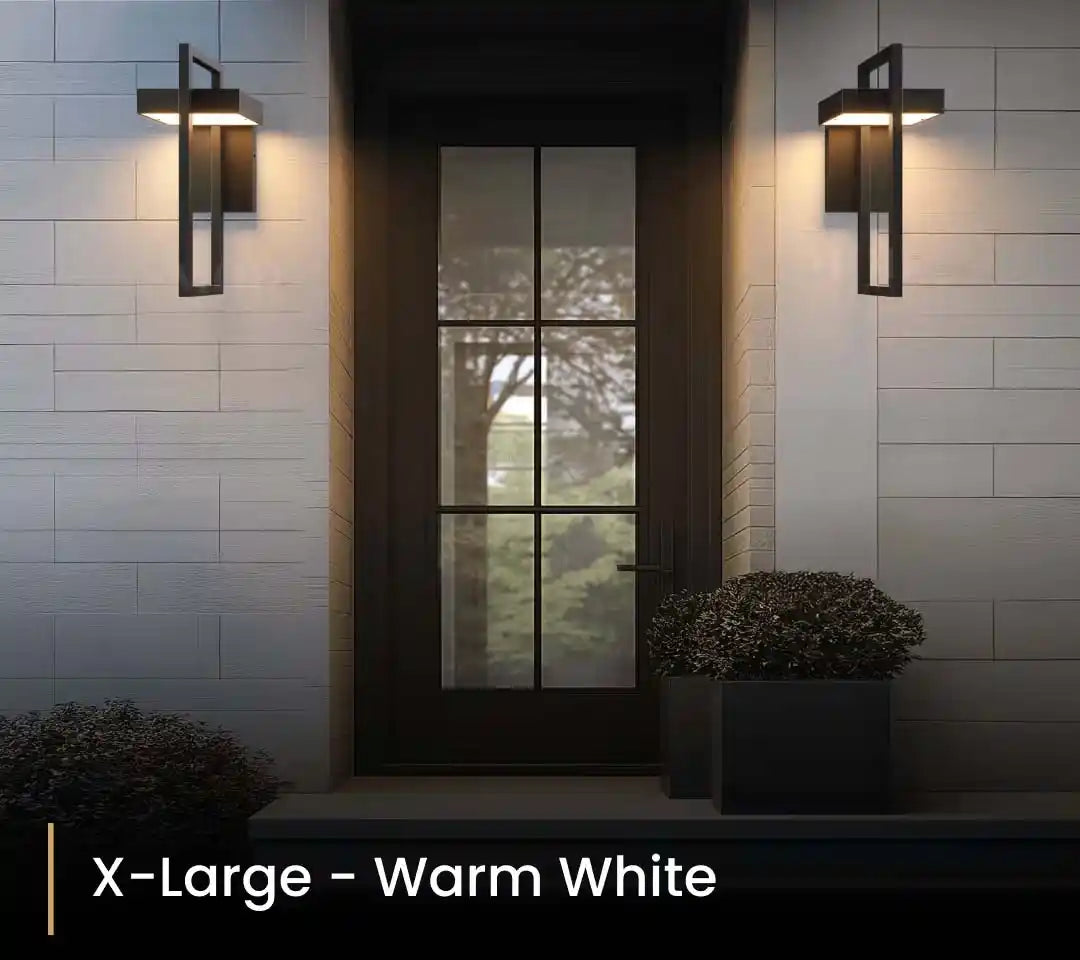 Zynella Titan: Modern Stainless Steel Outdoor Sconce (IP65 Waterproof)